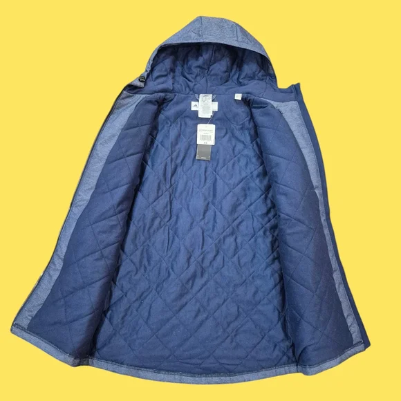 Adidas Men's Blue Hooded Jacket
